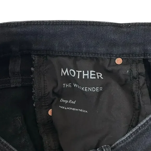 MOTHER The Weekender Deep End Flare Jeans Sz 26